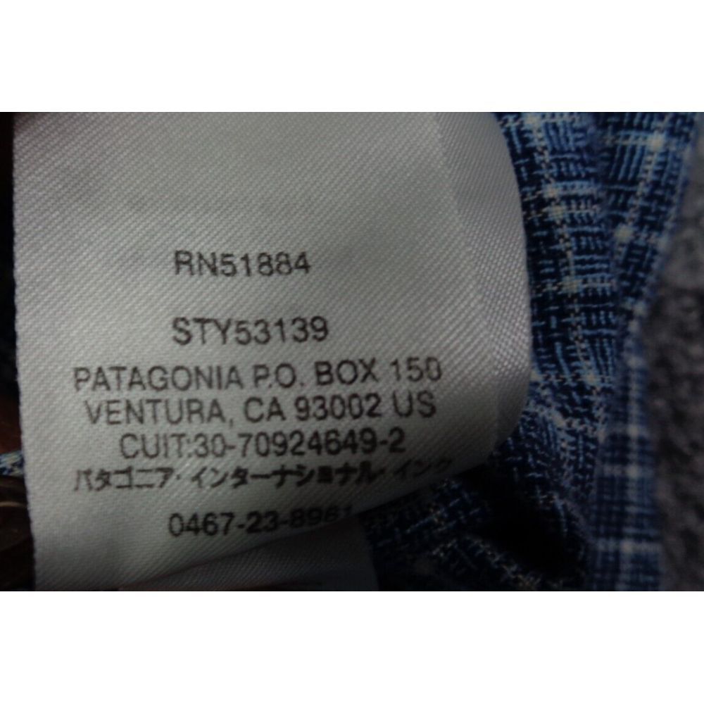 Patagonia Back Step Shirt Men 2XL Hemp Organic Cotton Short Sleeve Button Up - Picture 8 of 11